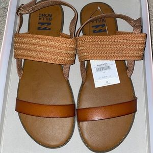 BillaBong brown Sandals